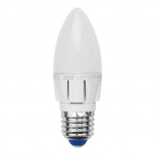 Лампа светодиодная (07899) Uniel E27 6W 4500K матовая LED-C37-6W/NW/E27/FR ALP01WH